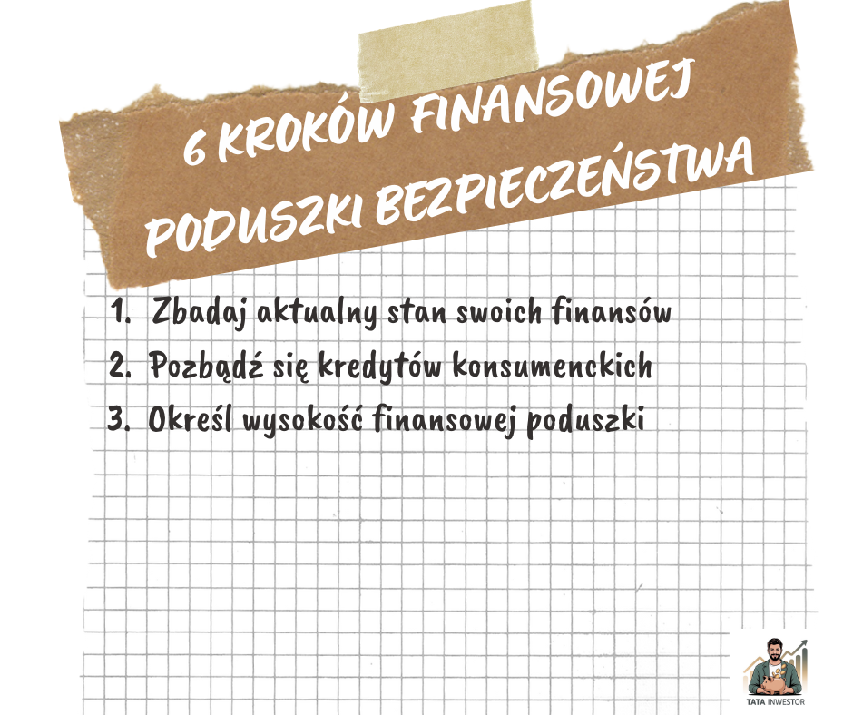 6 kroków finansowej poduszki bezpieczeństwa