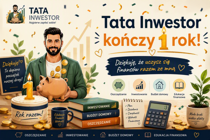 Rok bloga Tata Inwestor. O finansach osobistych, edukacji i drugim roku działania 1 Pierwszy rok bloga Tata Inwestor o finansach osobistych i edukacji finansowej Pokaż więcej wierszy