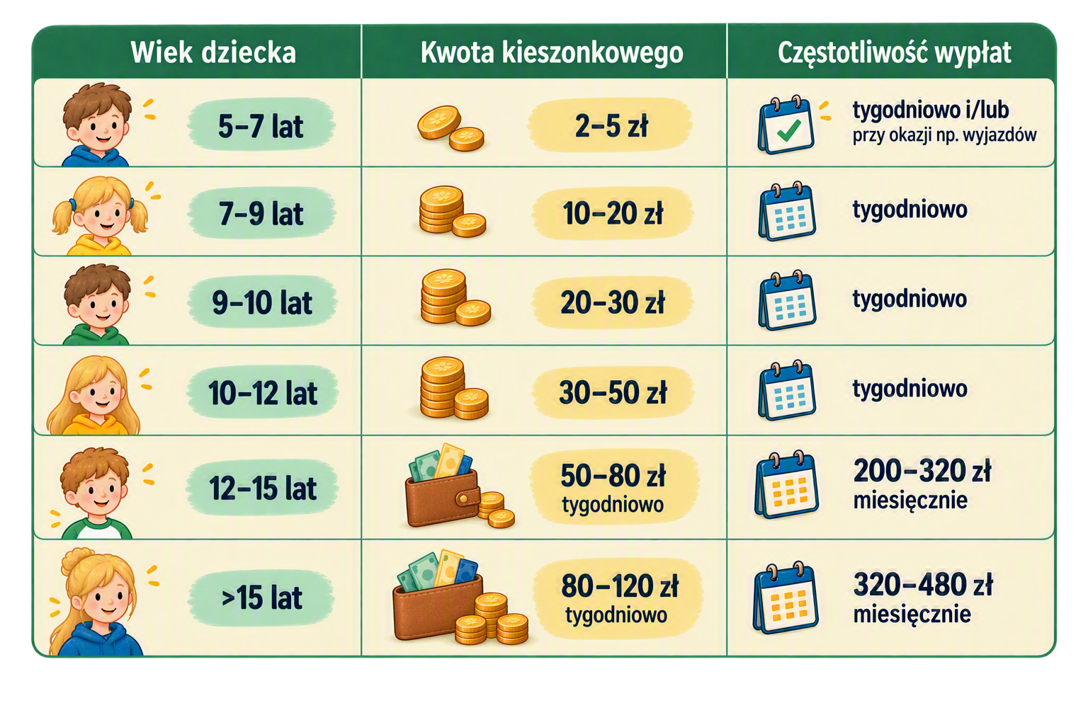 #02 Małe pieniądze, wielkie lekcje - ile kieszonkowego dla dziecka? 2 Ile kieszonkowego dla dziecka? (TataInwestor)